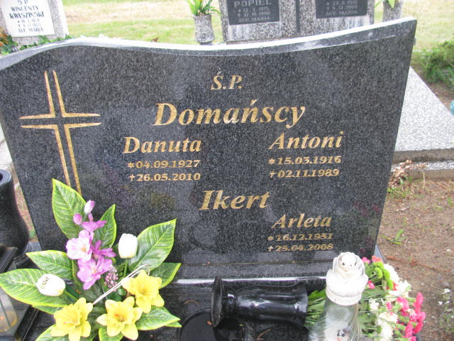 Arleta Ikert 1951 Bydgoszcz - Grobonet - Wyszukiwarka osób pochowanych