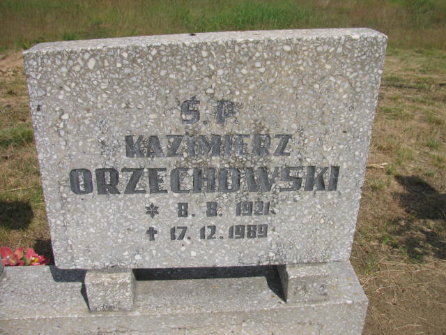 Kazimierz Orzechowski 1921 Bydgoszcz - Grobonet - Wyszukiwarka osób pochowanych
