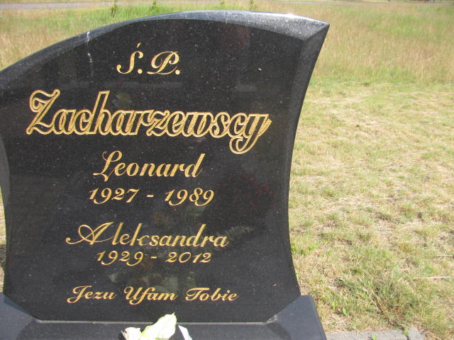 Leonard Zacharzewski 1927 Bydgoszcz - Grobonet - Wyszukiwarka osób pochowanych