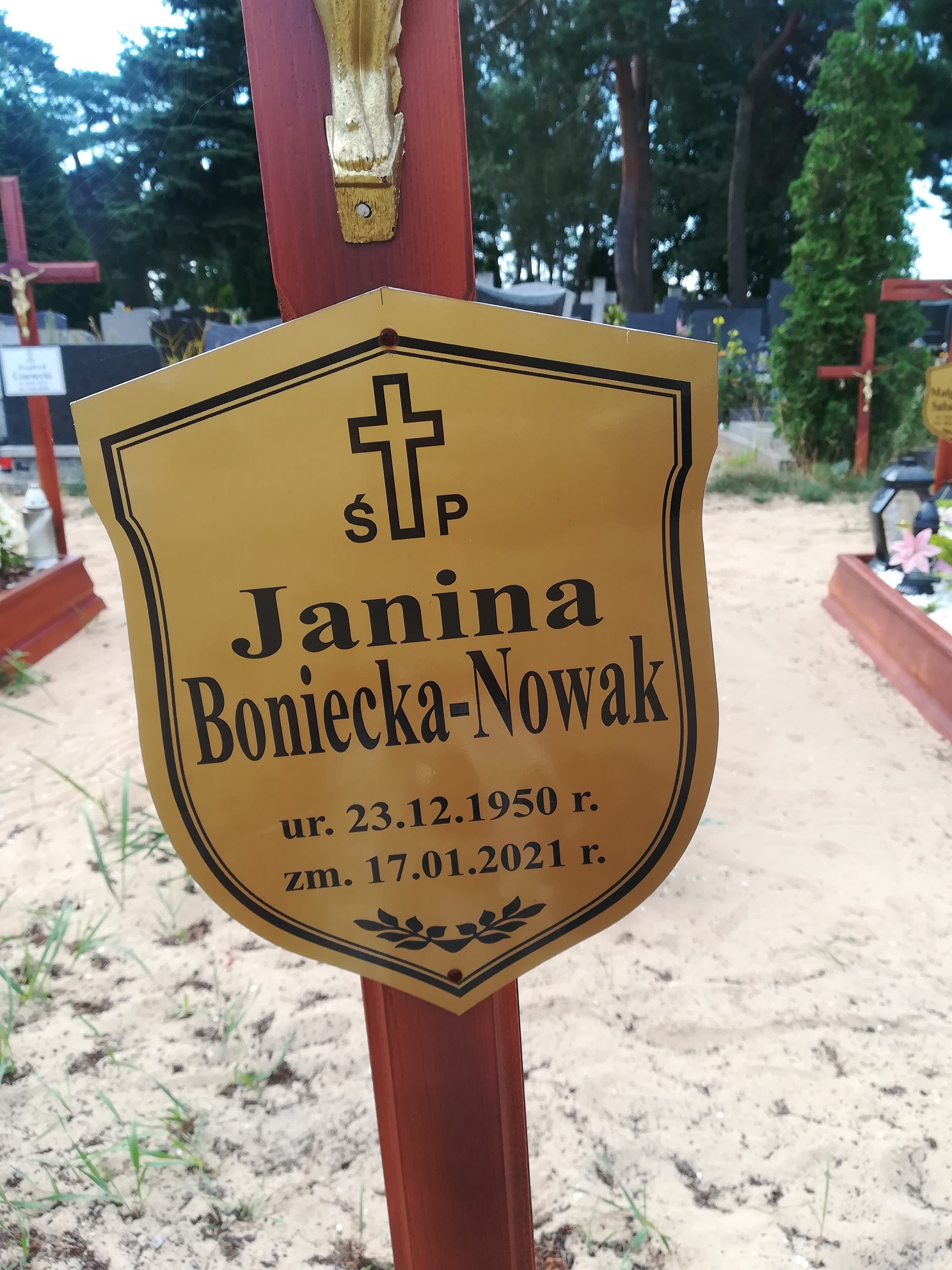 Janina Boniecka-Nowak 1950 Bydgoszcz - Grobonet - Wyszukiwarka osób pochowanych