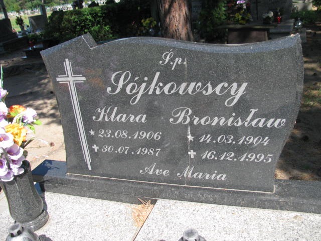 Bronisław Sójkowski 1904 Bydgoszcz - Grobonet - Wyszukiwarka osób pochowanych