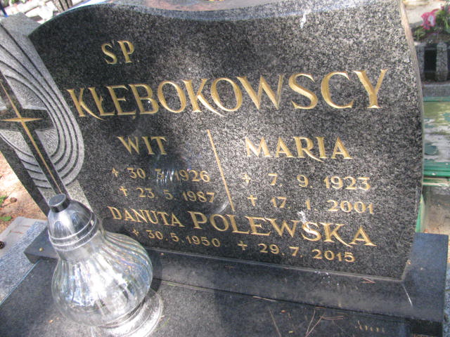 Wit Kłębokowski 1926 Bydgoszcz - Grobonet - Wyszukiwarka osób pochowanych