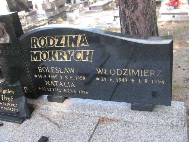 Marianna Mokra-Uryć 1934 Bydgoszcz - Grobonet - Wyszukiwarka osób pochowanych