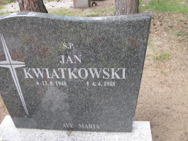 Jan Kwiatkowski 1948 Bydgoszcz - Grobonet - Wyszukiwarka osób pochowanych