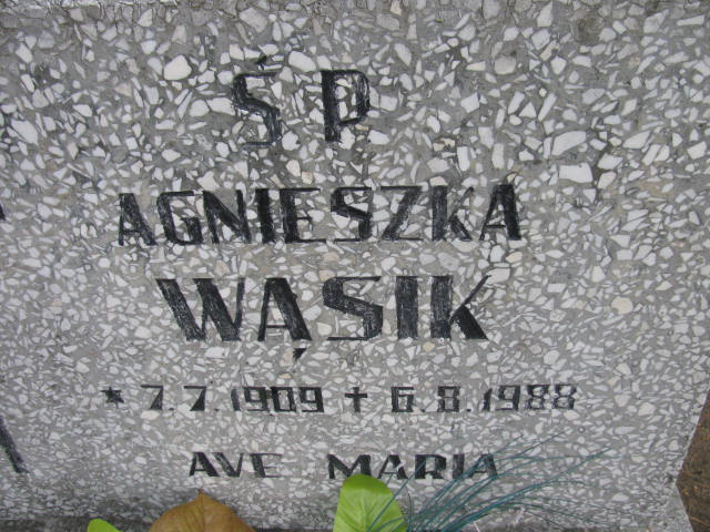 Agnieszka Wąsik 1909 Bydgoszcz - Grobonet - Wyszukiwarka osób pochowanych