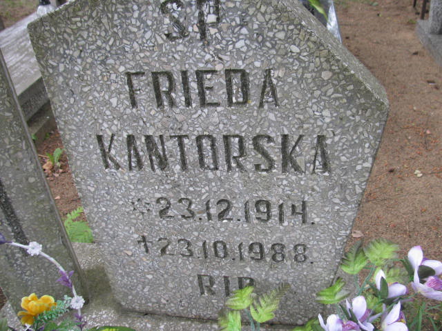 Frieda Kantorska 1914 Bydgoszcz - Grobonet - Wyszukiwarka osób pochowanych