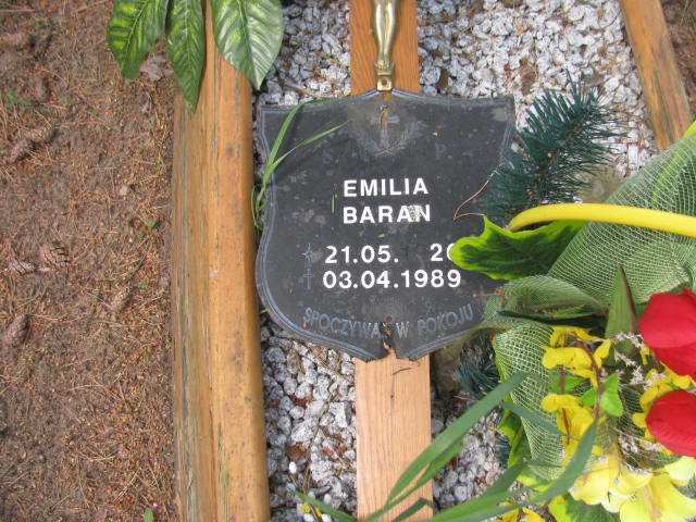 Emilia Baran 1926 Bydgoszcz - Grobonet - Wyszukiwarka osób pochowanych