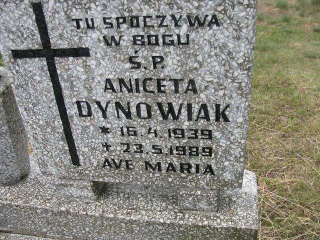 Aniceta Dynowiak 1939 Bydgoszcz - Grobonet - Wyszukiwarka osób pochowanych