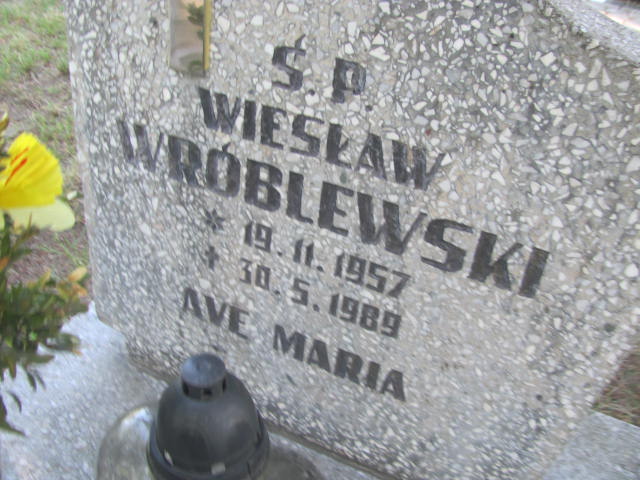 Wiesław Wróblewski 1957 Bydgoszcz - Grobonet - Wyszukiwarka osób pochowanych