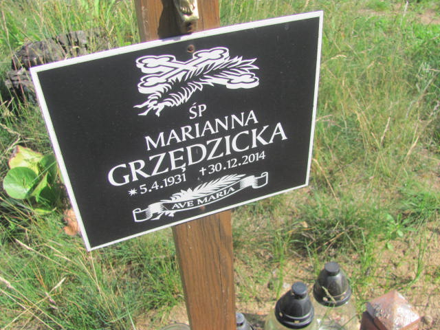 Marianna Grzędzicka 1931 Bydgoszcz - Grobonet - Wyszukiwarka osób pochowanych