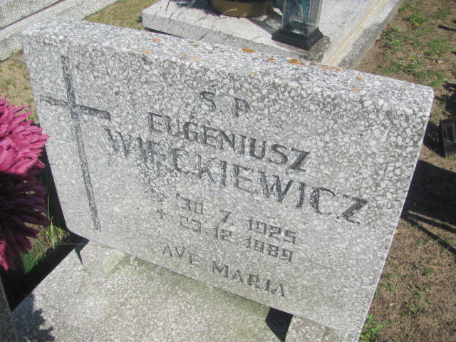 Eugeniusz Więckiewicz 1925 Bydgoszcz - Grobonet - Wyszukiwarka osób pochowanych