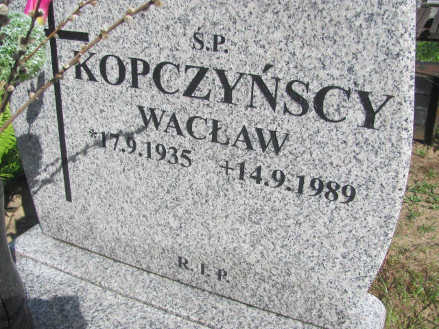 Wacław Kopczyński 1935 Bydgoszcz - Grobonet - Wyszukiwarka osób pochowanych