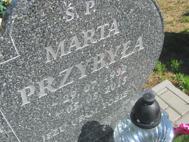 Marta Przybyła 1932 Bydgoszcz - Grobonet - Wyszukiwarka osób pochowanych