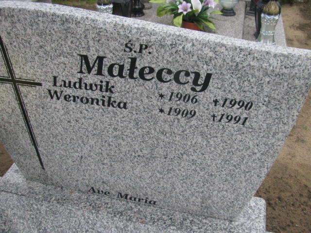 Weronika Małecka 1909 Bydgoszcz - Grobonet - Wyszukiwarka osób pochowanych