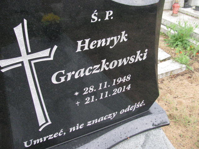 Henryk Graczkowski 1948 Bydgoszcz - Grobonet - Wyszukiwarka osób pochowanych