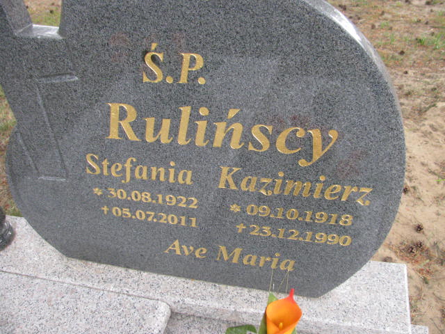 Kazimierz Ruliński 1918 Bydgoszcz - Grobonet - Wyszukiwarka osób pochowanych