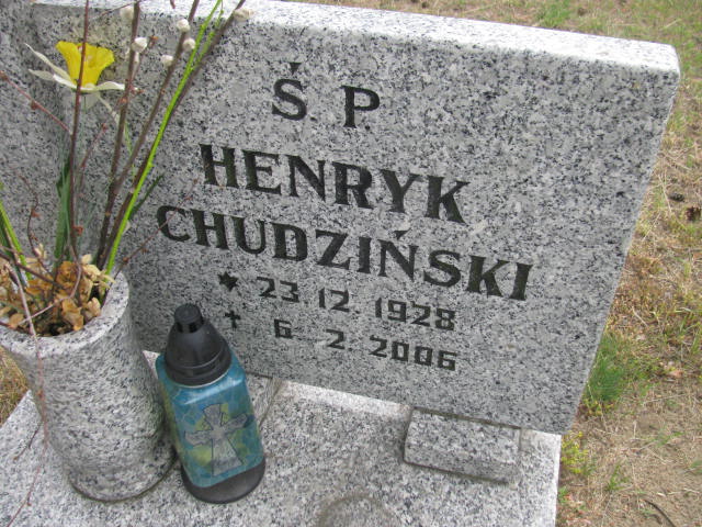Henryk Chudziński 1928 Bydgoszcz - Grobonet - Wyszukiwarka osób pochowanych