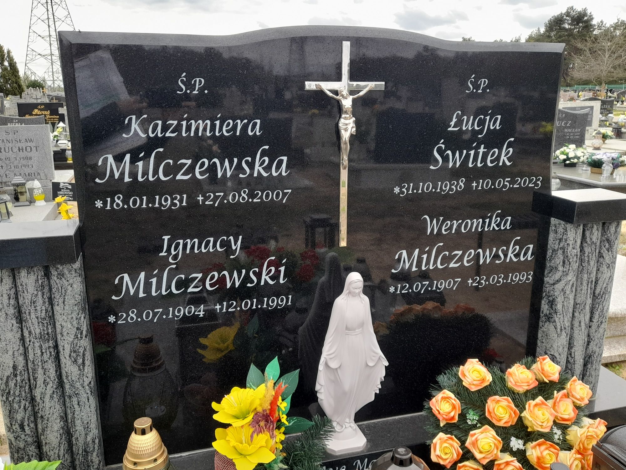 Weronika Milczewska 1907 Bydgoszcz - Grobonet - Wyszukiwarka osób pochowanych