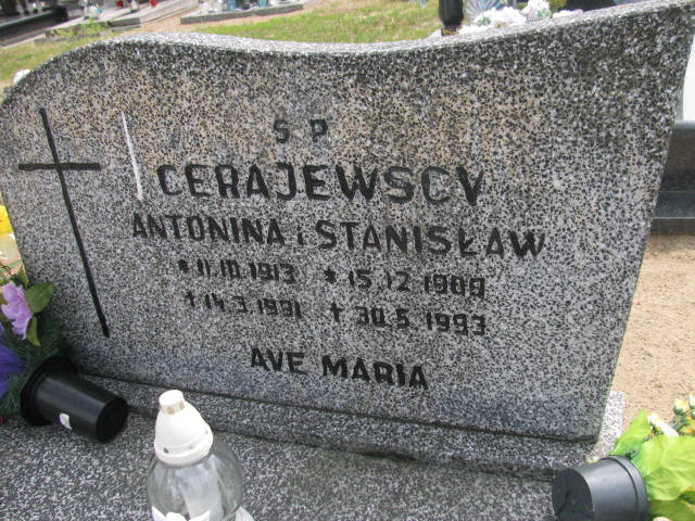 Kazimierz Cerajewski 1951 Bydgoszcz - Grobonet - Wyszukiwarka osób pochowanych