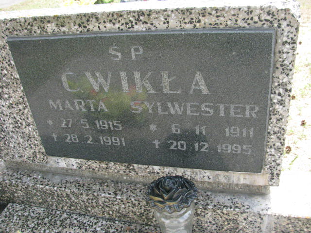 Marta Ćwikła 1915 Bydgoszcz - Grobonet - Wyszukiwarka osób pochowanych