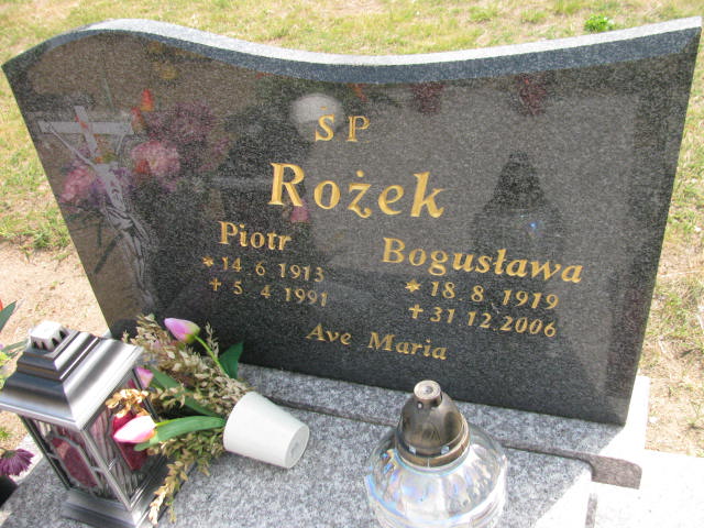 Piotr Rożek 1913 Bydgoszcz - Grobonet - Wyszukiwarka osób pochowanych