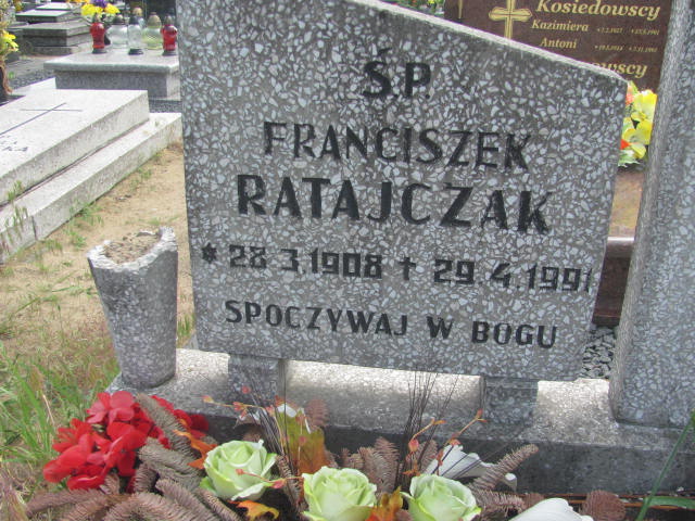 Franciszek Ratajczak 1908 Bydgoszcz - Grobonet - Wyszukiwarka osób pochowanych