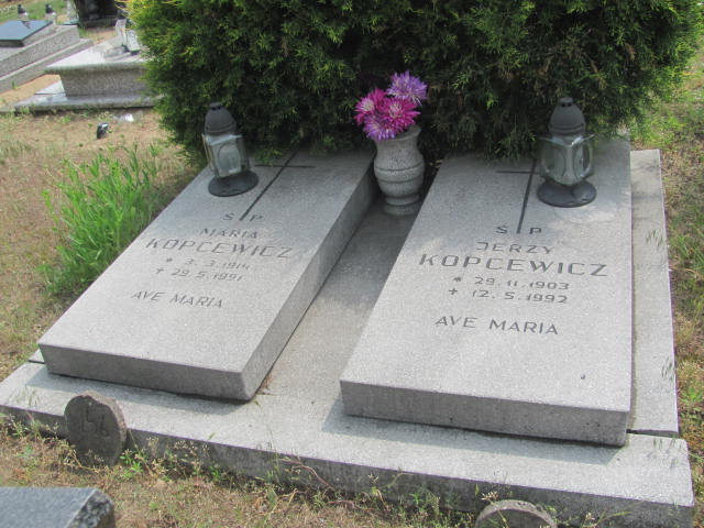 Grób Maria Kopcewicz