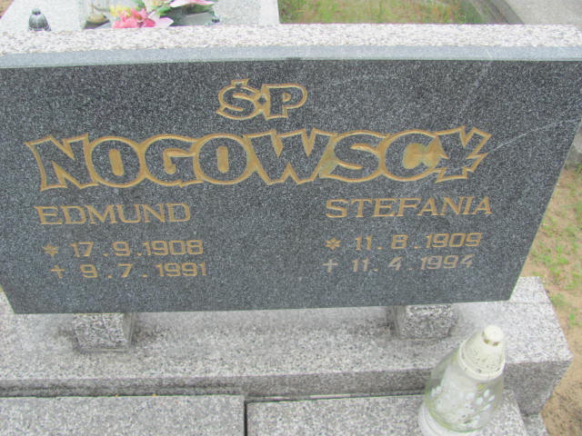 Edmund Nogowski 1908 Bydgoszcz - Grobonet - Wyszukiwarka osób pochowanych