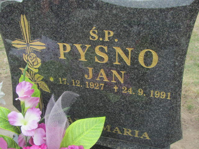 Jan Pysno 1927 Bydgoszcz - Grobonet - Wyszukiwarka osób pochowanych