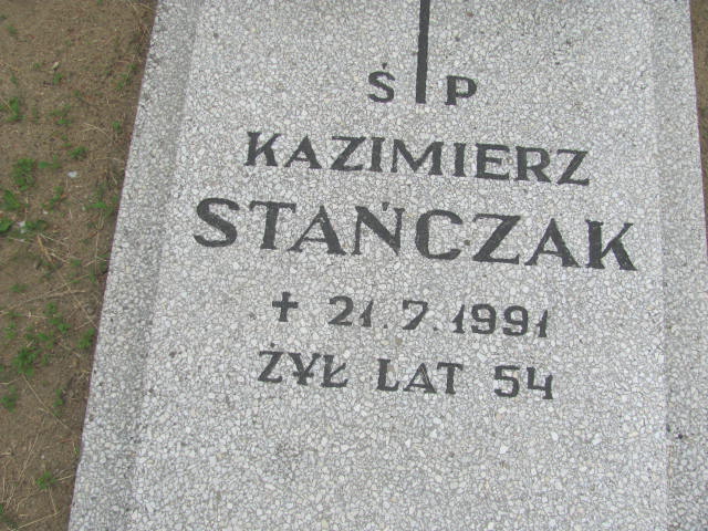 Kazimierz Stańczak 1937 Bydgoszcz - Grobonet - Wyszukiwarka osób pochowanych