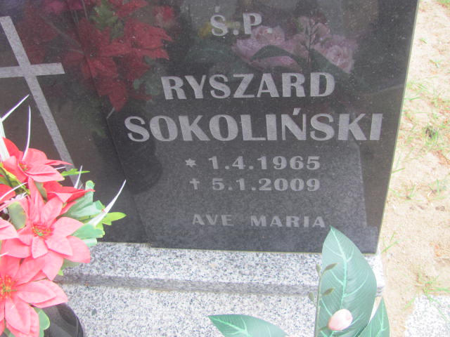 Ryszard Sokoliński 1965 Bydgoszcz - Grobonet - Wyszukiwarka osób pochowanych