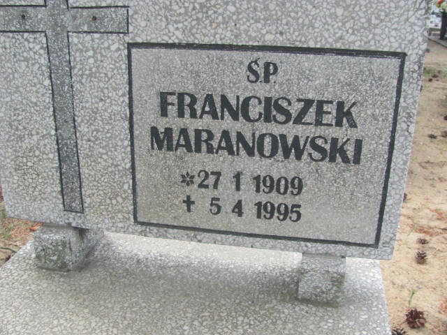 Franciszek Maranowski 1909 Bydgoszcz - Grobonet - Wyszukiwarka osób pochowanych