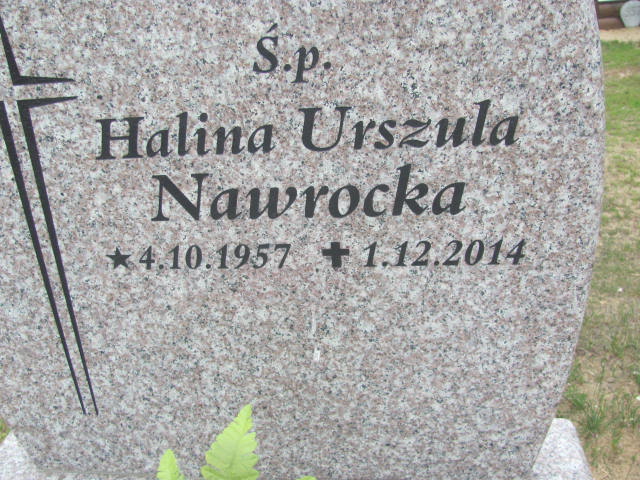 Halina Nawrocka 1957 Bydgoszcz - Grobonet - Wyszukiwarka osób pochowanych
