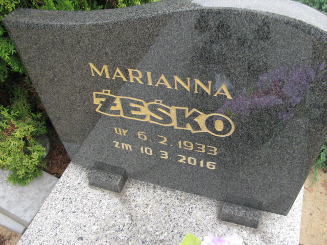 Marianna Żeśko 1933 Bydgoszcz - Grobonet - Wyszukiwarka osób pochowanych