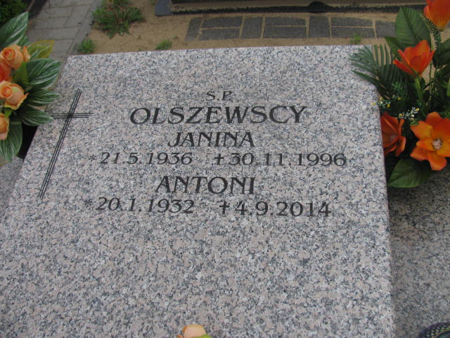 Janina Olszewska 1936 Bydgoszcz - Grobonet - Wyszukiwarka osób pochowanych
