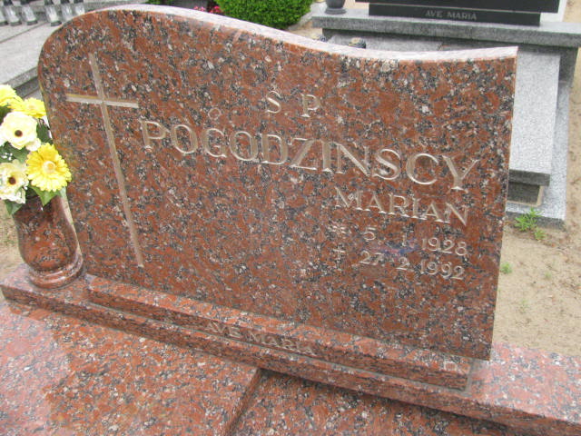 Czesława Pogodzińska 1935 Bydgoszcz - Grobonet - Wyszukiwarka osób pochowanych