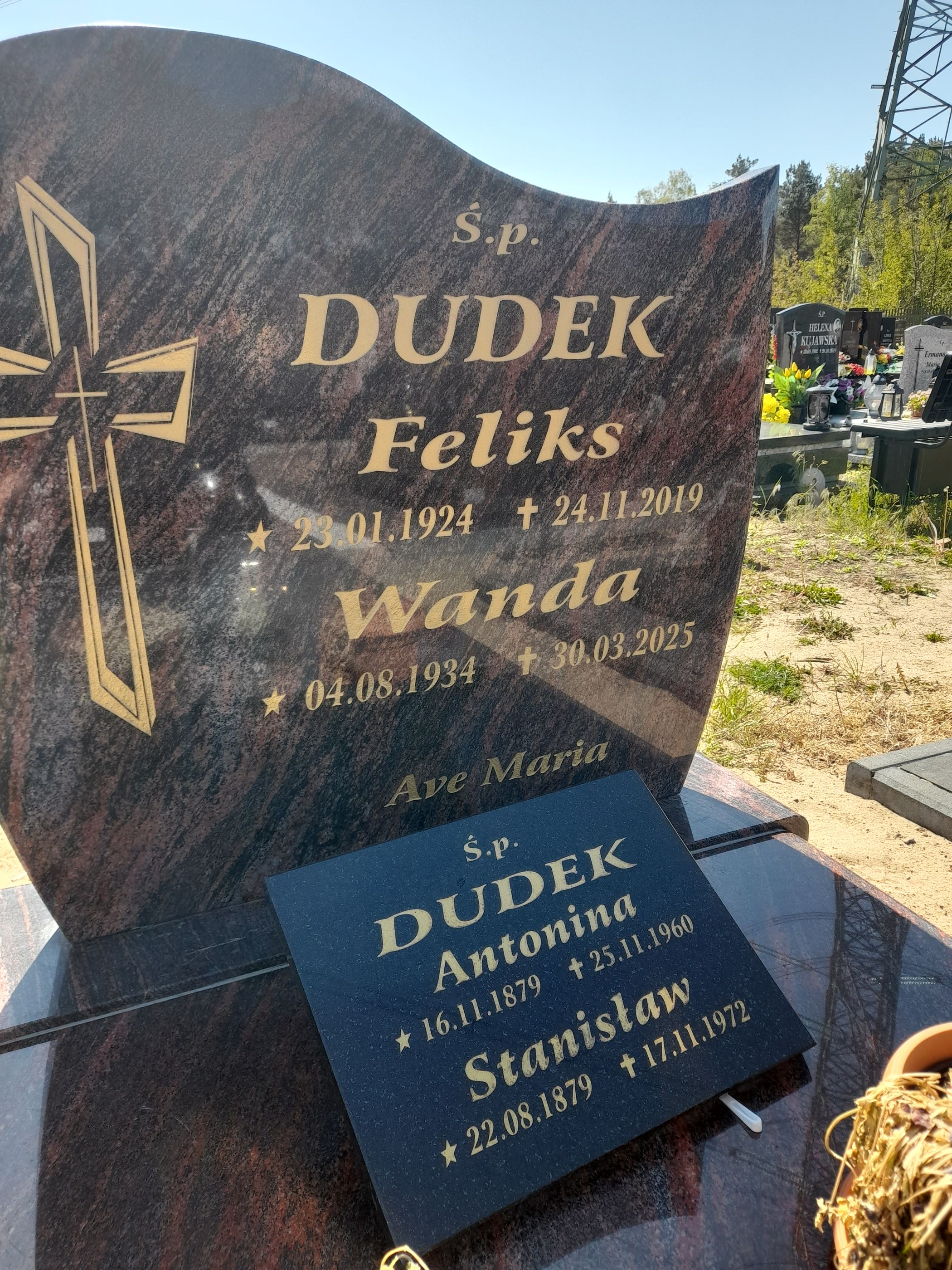 Wanda Dudek 1934 Bydgoszcz - Grobonet - Wyszukiwarka osób pochowanych