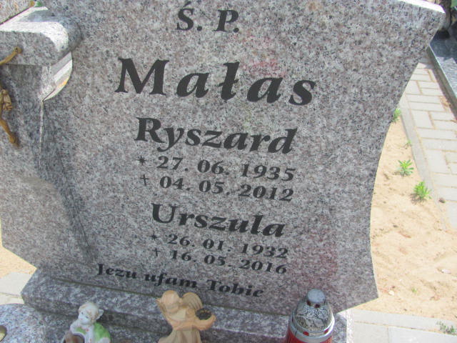 Urszula Małas 1932 Bydgoszcz - Grobonet - Wyszukiwarka osób pochowanych