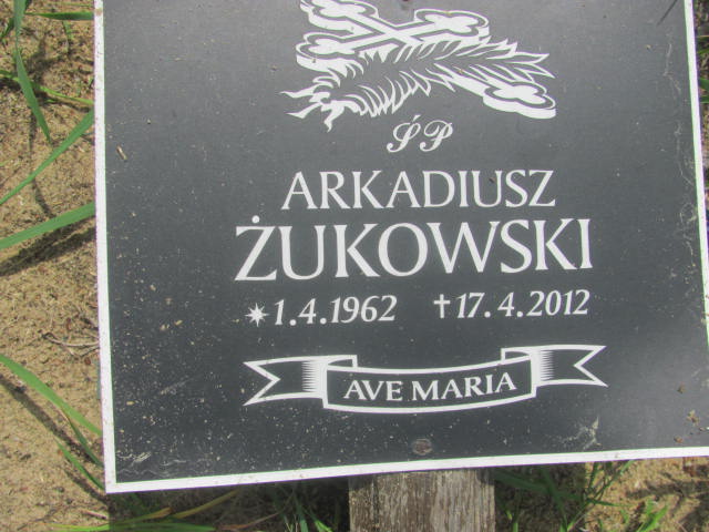 Arkadiusz Żukowski 1962 Bydgoszcz - Grobonet - Wyszukiwarka osób pochowanych
