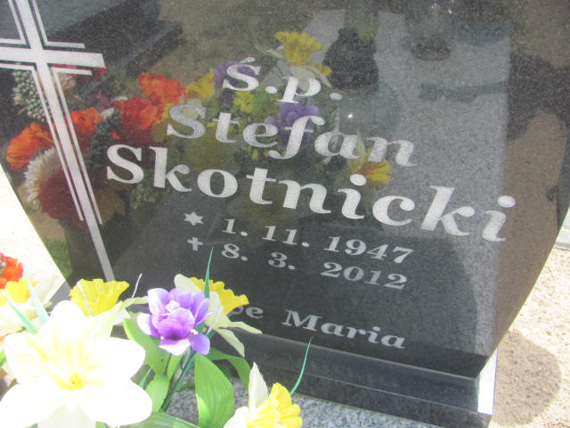 Stefan Skotnicki 1947 Bydgoszcz - Grobonet - Wyszukiwarka osób pochowanych