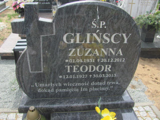 Zuzanna Glińska 1931 Bydgoszcz - Grobonet - Wyszukiwarka osób pochowanych