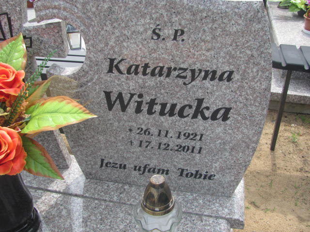 Katarzyna Witucka 1921 Bydgoszcz - Grobonet - Wyszukiwarka osób pochowanych