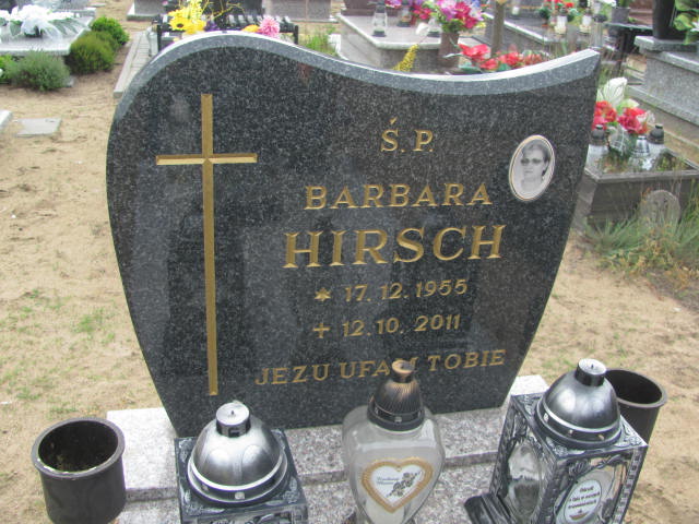 Barbara Hirsch 1955 Bydgoszcz - Grobonet - Wyszukiwarka osób pochowanych