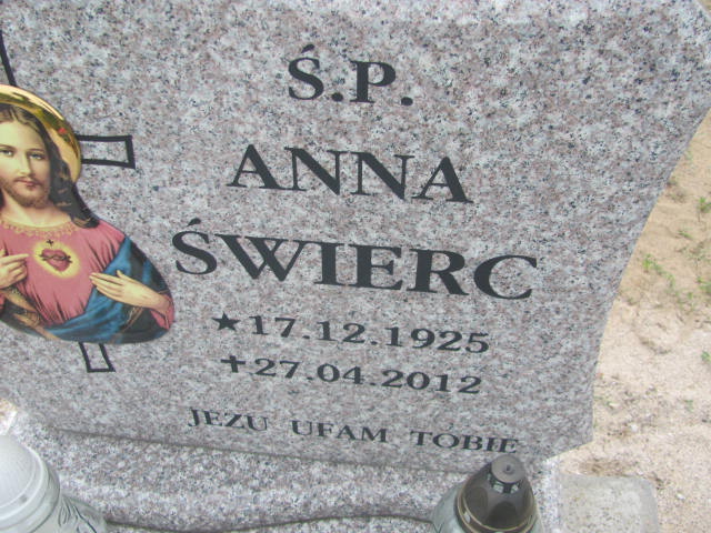 Anna Świerc 1925 Bydgoszcz - Grobonet - Wyszukiwarka osób pochowanych