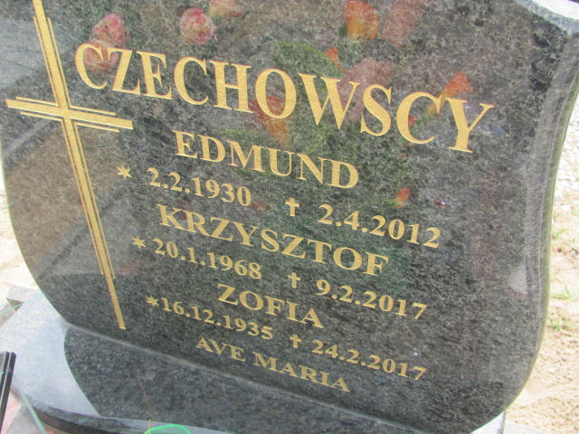 Zofia Czechowska 1935 Bydgoszcz - Grobonet - Wyszukiwarka osób pochowanych