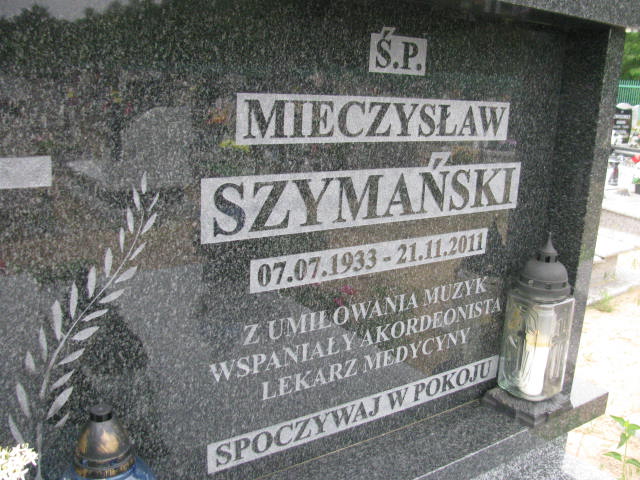 Mieczysław Szymański 1933 Bydgoszcz - Grobonet - Wyszukiwarka osób pochowanych