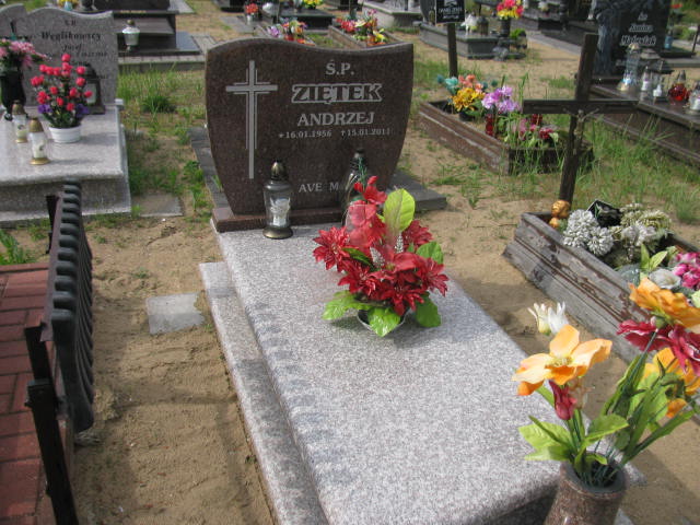 Grób Andrzej Ziętek