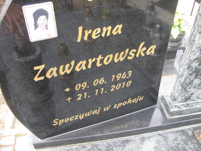 Irena Zawartowska 1943 Bydgoszcz - Grobonet - Wyszukiwarka osób pochowanych