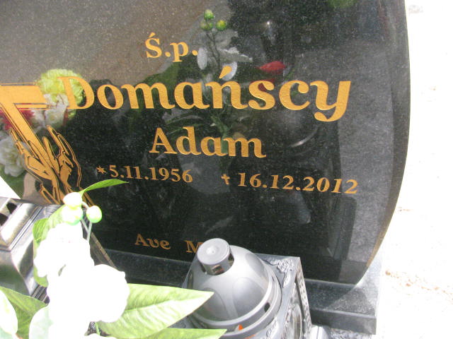 Adam Domański 1956 Bydgoszcz - Grobonet - Wyszukiwarka osób pochowanych