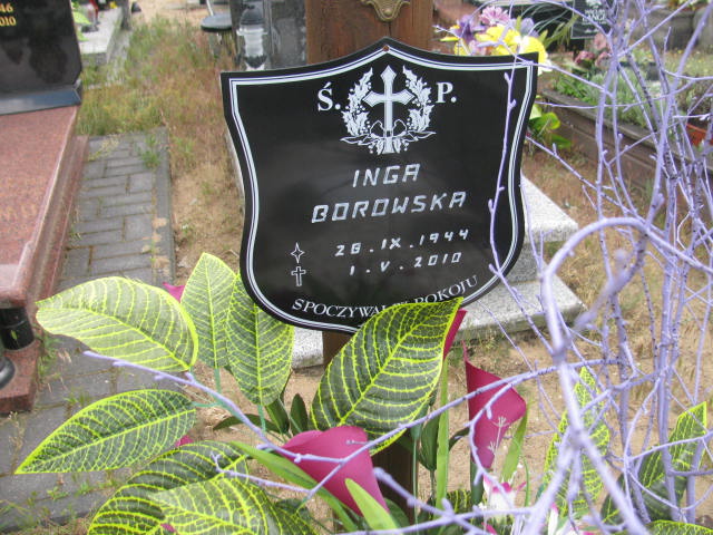 Inga Borowska 1944 Bydgoszcz - Grobonet - Wyszukiwarka osób pochowanych